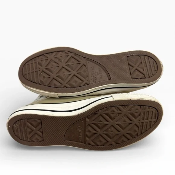 Converse Chuck Taylor All Star Hi Metallic Gold High Top Sneakers Womens 8 - Picture 8 of 8